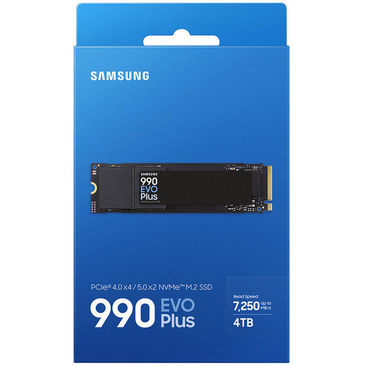 Samsung 4TB 990 EVO Plus PCIe 5.0 x2 M.2 Internal SSD-0
