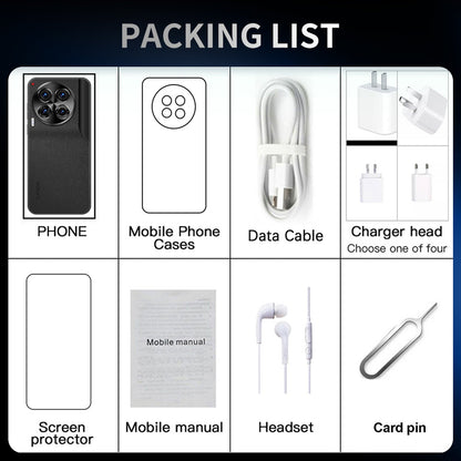 30 Pro Unlocked Phones, 6GB 128GB Smartphone, 6.5inch HD Screen Cell
