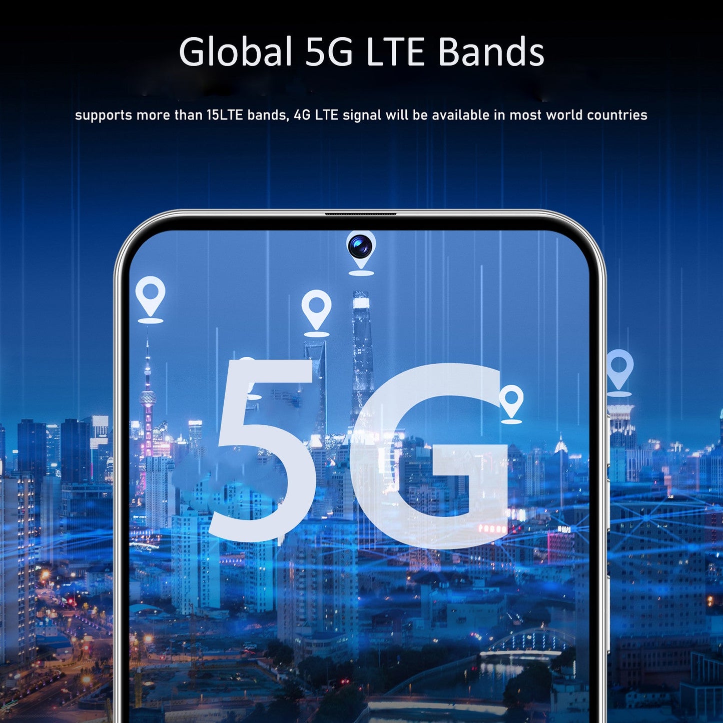 30 Pro Unlocked Phones, 6GB 128GB Smartphone, 6.5inch HD Screen Cell