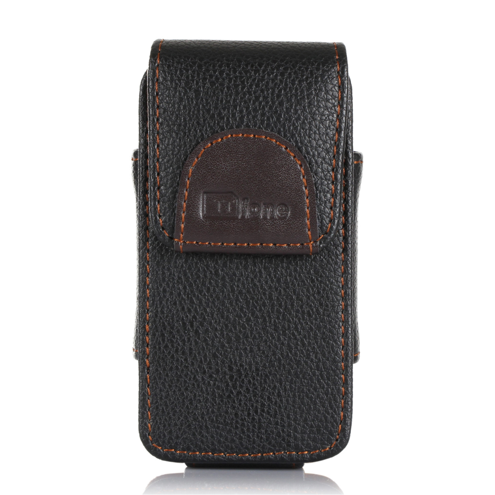 TTfone Original Brown Faux Leather Holster Case (TTCS3) for Lunar TT750, Nova TT650 Mobile-0