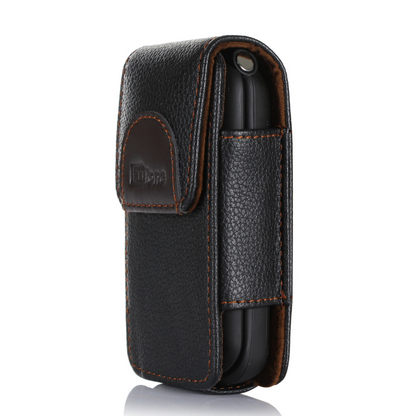 TTfone Original Brown Faux Leather Holster Case (TTCS3) for Lunar TT750, Nova TT650 Mobile-1