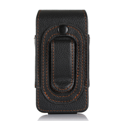 TTfone Original Brown Faux Leather Holster Case (TTCS3) for Lunar TT750, Nova TT650 Mobile-2