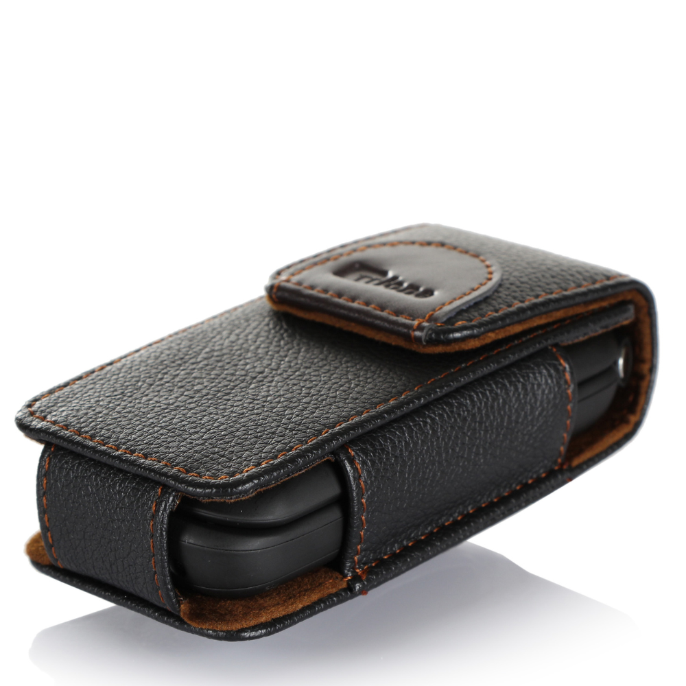TTfone Original Brown Faux Leather Holster Case (TTCS3) for Lunar TT750, Nova TT650 Mobile-3