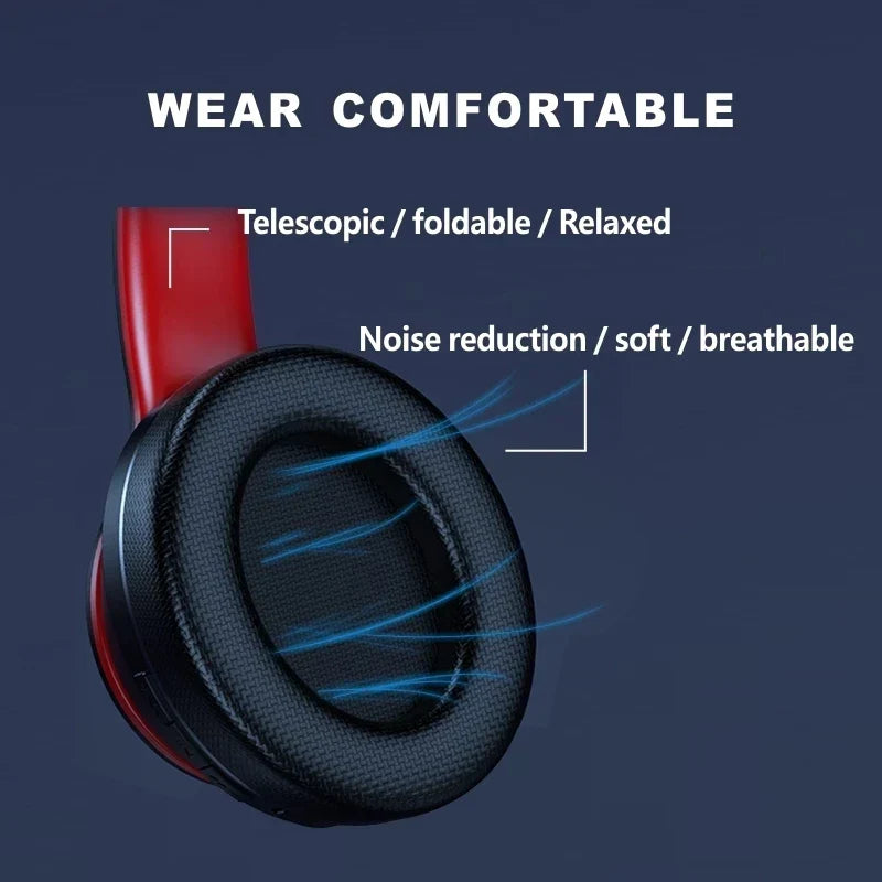 Bluetooth Noise Cancelling Over-Ear Wireless Headphones-2