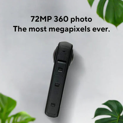 Action Camera  8K Video Dual Image Stabilization Black
