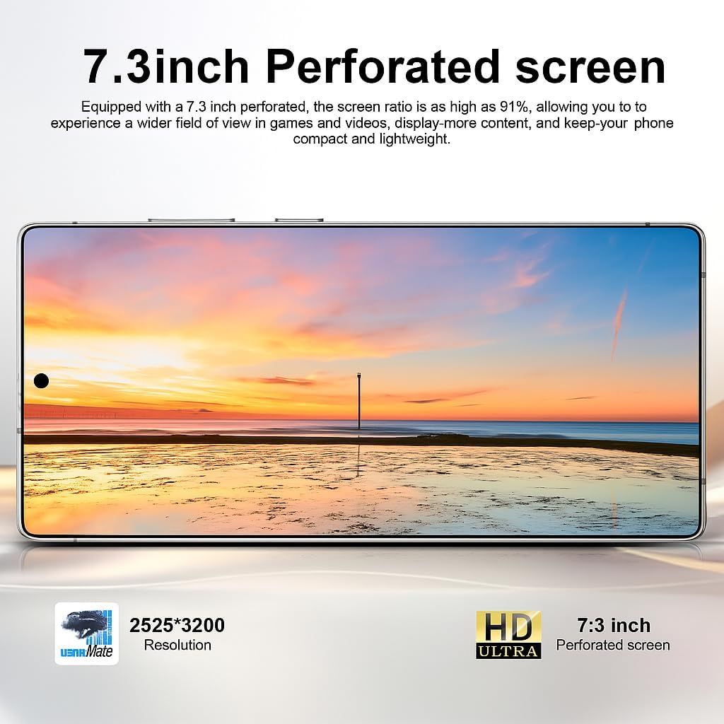 S25 Ultra 5G Smartphone, 8GB RAM, 256GB ROM, 7.3" FHD+ Display, 108MP