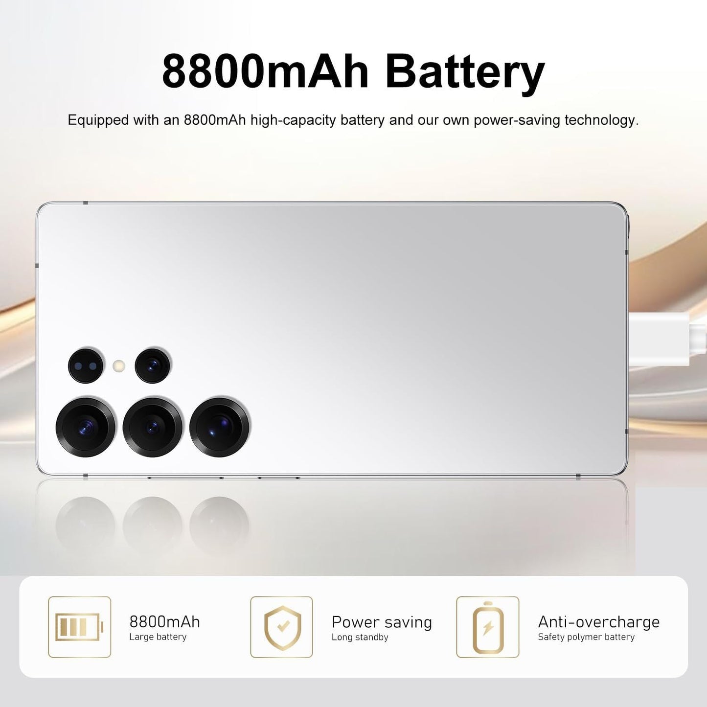 S25 Ultra 5G Smartphone, 8GB RAM, 256GB ROM, 7.3" FHD+ Display, 108MP