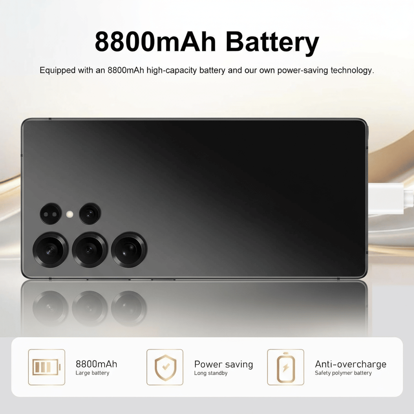 S25 Ultra 5G Smartphone, 8GB RAM, 256GB ROM, 7.3" FHD+ Display, 108MP