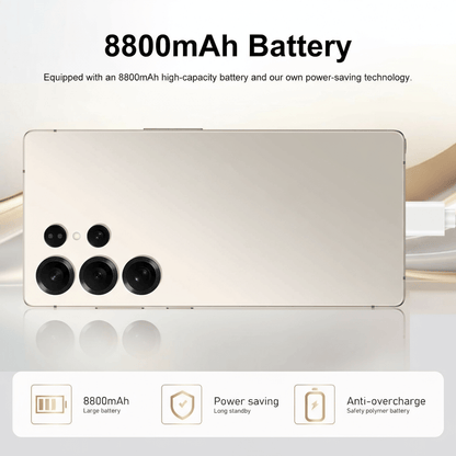 S25 Ultra 5G Smartphone, 8GB RAM, 256GB ROM, 7.3" FHD+ Display, 108MP